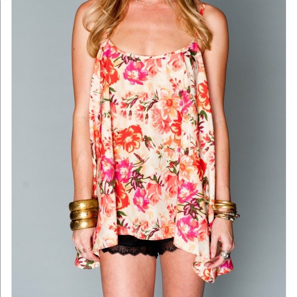 Show Me Your Mumu pretty petals tank